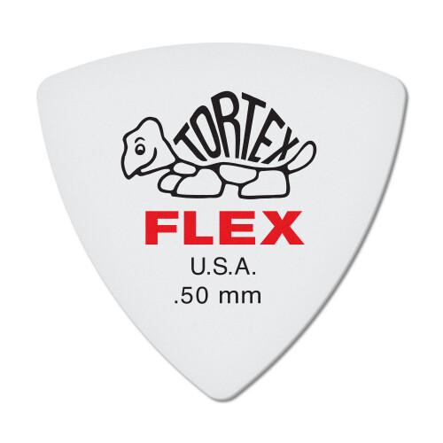Dunlop Dunlop Tortex Flex Triangle .50mm Red Guitar Pick-6 Pack .50mm | Vit