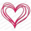 Scribble Heart Stahlstanze fr Scrapbooking (DIE511T) 1
