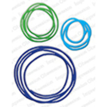 Scribble Circles Stahlstanze fr Scrapbooking (DIE523W)