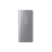 Samsung EF-ZG955CSEGUS Vista clara da capa de capa permanente para Galaxy S8+ Silver