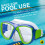 Body Glove Aquatic Mischief Μάσκα, Σχέδιο και Πτερύγια, Μεγάλο/Εξαιρετικά Μεγάλο, Μπλε/Λάιμ 4