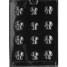 Mola de Chocolate de Cogumelo Grandmama's Goodies F009 com Instruções Exclusivas