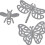 Spellbinders Die D-Lites Flying Bugs Etched/Wafer Thin Dies 2
