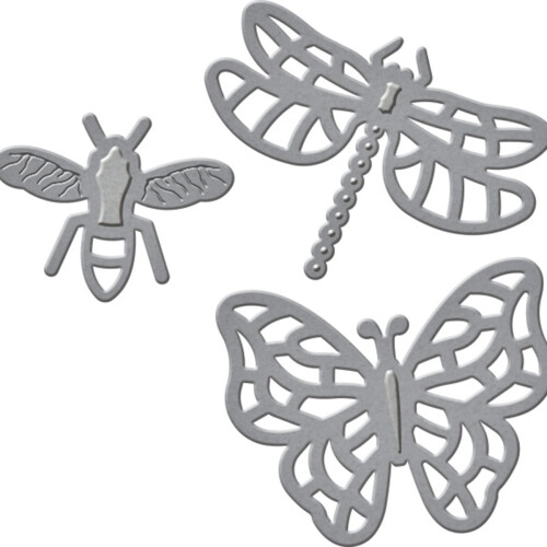 Spellbinders Die D-Lites Flying Bugs Etched/Wafer Thin Dies 1