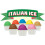 ITALIAN ICE 16" Αυτοκόλλητη ταμπέλα για καρότσια και τροχόσπιτα 1