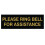 Ring Bell for hj?lpskilt - sort/guld - Medium 1