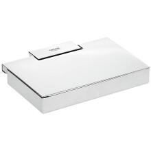 Grohe 40781000 Selection Cube Paper Holder w/Cover Starlight Chrome