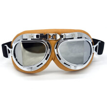 evomosa Vintage-Motorradbrille fr Erwachsene, Schutzbrille, Anti-Beschlag, Wind, Staub und Sand, Schutzbrille fr Aviator, Motocross, Dirtbike, ATV,