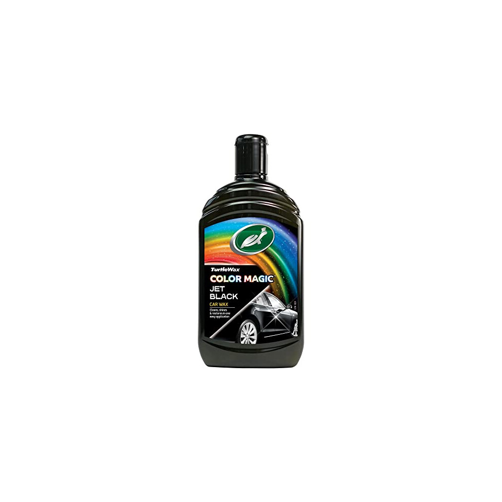 Turtle Wax 52708 Color Magic Car Paintwork Polish Restores Colour & Shine 500Ml Black 780989269925