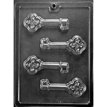 Grandmama's Goodies M222 Schelet Key Chocolate Candy Soap Mold cu instruc?iuni exclusive de modelare