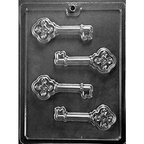 Molde de Sabão de Chocolate Chave Skeleton M222 com Instruções Exclusivas