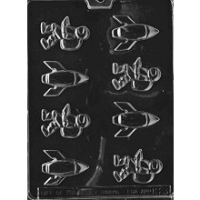 Grandmama's Goodies K023 SPACEMAN & ROCKET CHOCOLAT CHOVE CHOVE MOLD