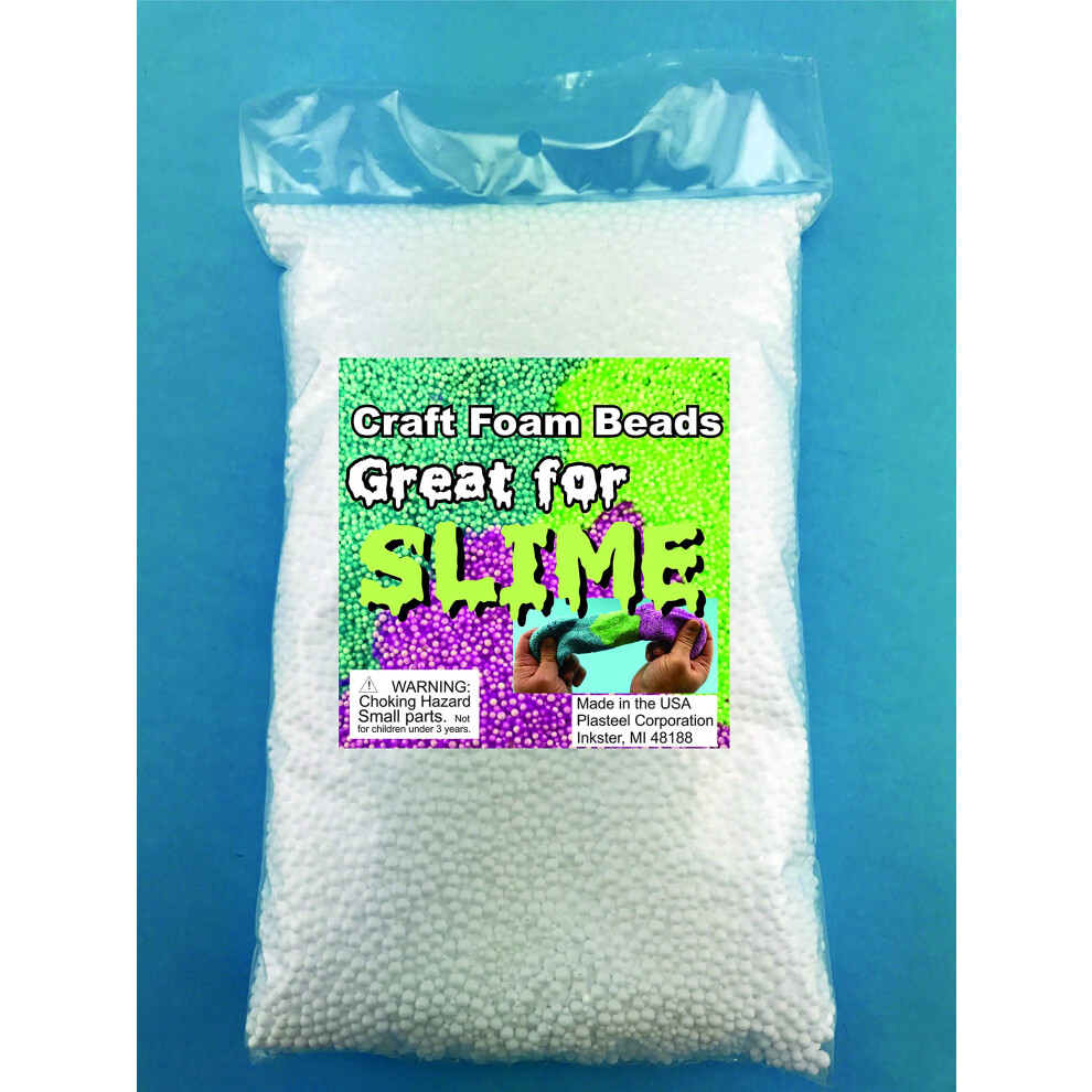 Craft Foam Beads voor slijm, meer dan 4 kopjes per zak