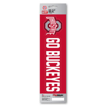 FANMATS 61423 Ohio State Buckeyes 2 Piece Team Slogan Decal Sticker Set