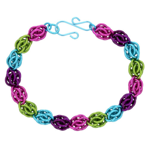 Weave Got Maille Ανοιξιάτικο Κιτ Βραχιόλι Chainmaille Sweetpea
