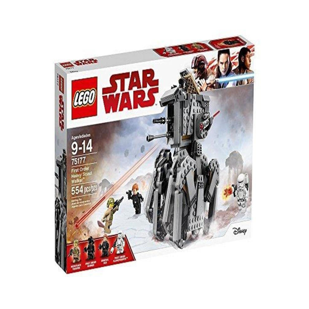 Lego Star Wars Episode Viii First Order Heavy Scout Walker 75177 Build