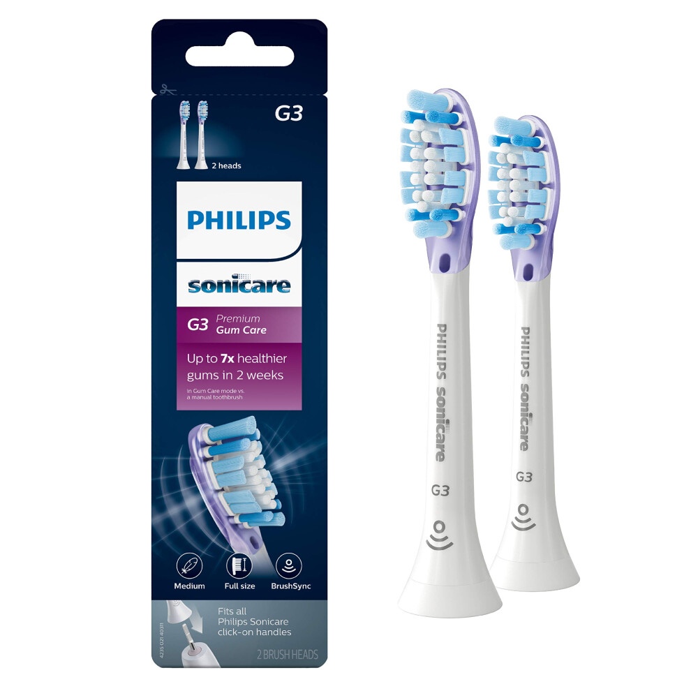 Philips Sonicare Genuine G3 Premium Gum Care Replacement Toothbrush He