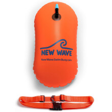 New Wave Swim Bubble avovesiuimareille ja triathlonisteille - Swim Safety Boy Float (oranssi)