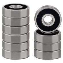 XiKe 10 Pcs 626-2RS Double Rubber Seal Bearings 6x19x6mm Pre-Lubricat