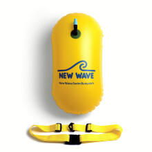 Burbuja de natacin New Wave para nadadores y triatletas de aguas abiertas: sea brillante, sea visto y est ms seguro con New Wave mientras nada