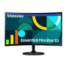 Ecran PC - SAMSUNG - S24D364GAU - 24'' - 1920x1080 - Curvo - 1800R - 4ms - 100Hz - 16:9 - 250 cd/m² - HDMI - Pé suportável