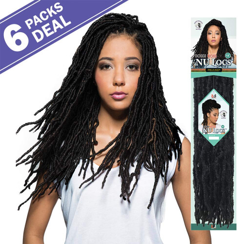 Bobbi Brown Bobbi Boss Nu Locs 18" - BNULC-18 (6 Pack/Colore #1B) 1