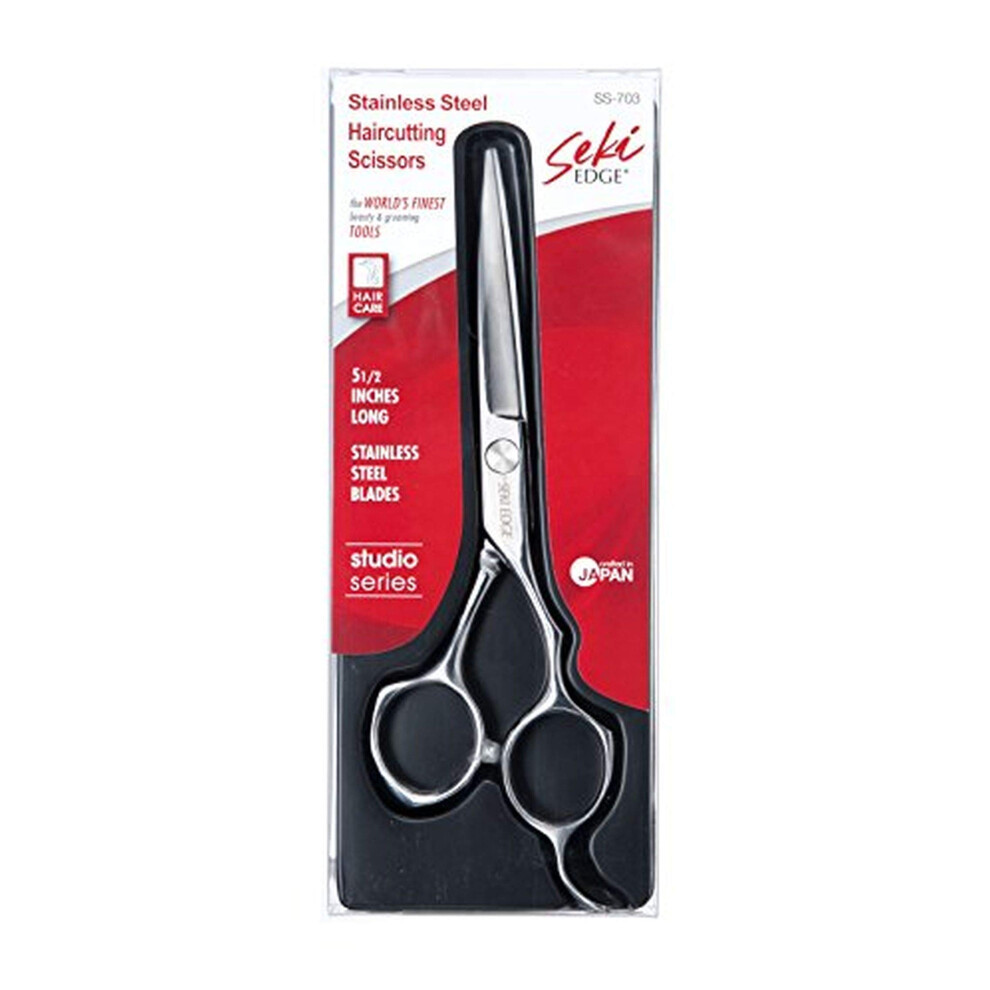 Seki Edge Stainless Steel Haircutting Scissors (Ss-703)