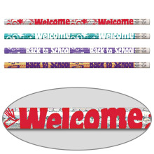 Really Good Stuff Welcome Back To School-Bleistifte 12 Bleistifte verschiedene Farben