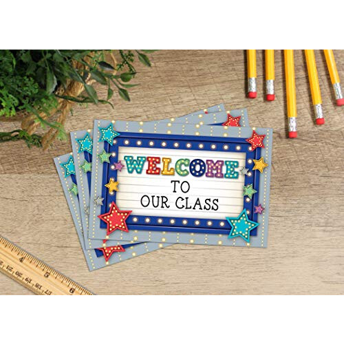 Teacher Created Resources Marquee Welcome Postcards  Multi  Model:5486 1