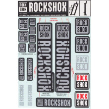 RockShox Decal Kit 30/32mm Gray Color Matching Kit