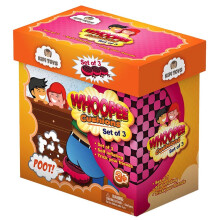 Whoopee-Kissen, selbstaufblasbar, 17,8 cm, 3er-Set, Geschenkbox, Furz, Streich, Gag, Neuheit, Trick, Witz, Spielzeug fr Kinder, Erwachsene, Bro, Zu