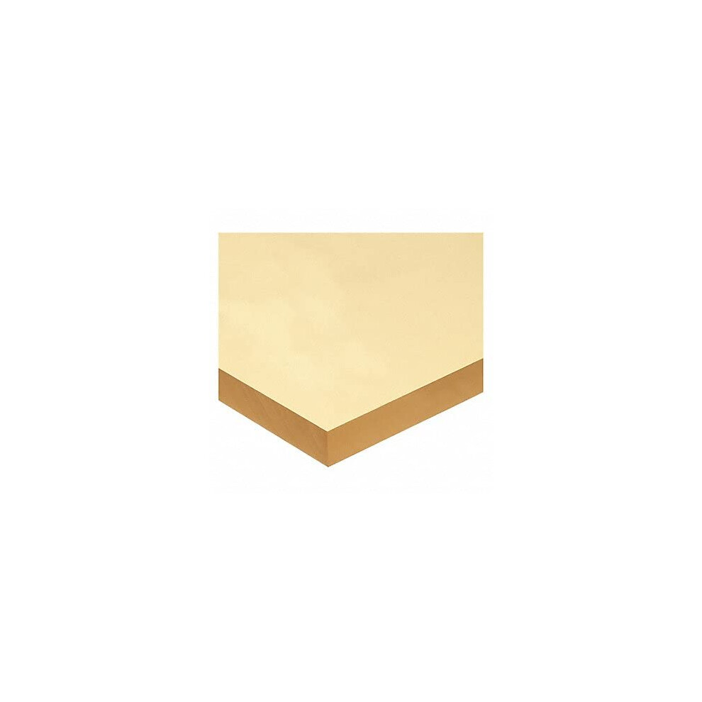 Rubber Sheet, Natural Gum Rubber Width 12 in, Rubber Length 12 in, Rubber Thickness 1/8 in, 40A