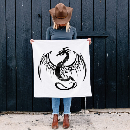Dragon Stencil - Mylar Stencils, Stencil Dragon, Plastic Stencils 2