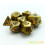 Bescon Solid Brass Polyhedral D&D Tärningsset av 7 Koppar 5