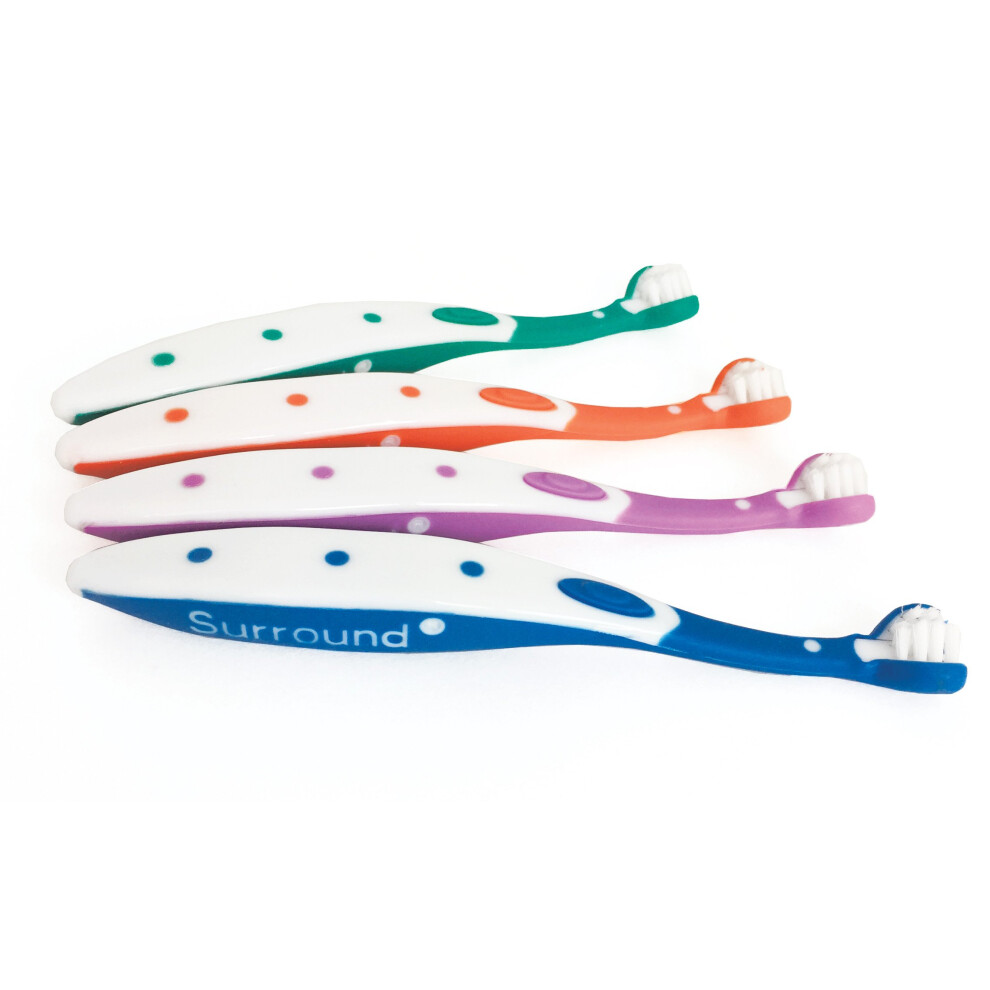 Zorg Specialized Care Co Inc Surround Toddler Toothbrush (Pack Of 4)