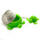 NORPRO NOR-5647 S/S Turtle Tea Infuser Green 2 """" x 2 """" x 1.25 """" 5