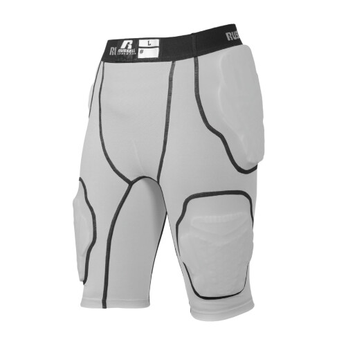 Russell Athletic Παιδικό 5-Pocket Integrated Girdle, Ασημί/Μαύρο, YXL