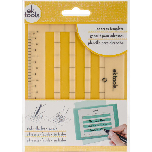 EK Tools Sticky ENV Address Template 5402009