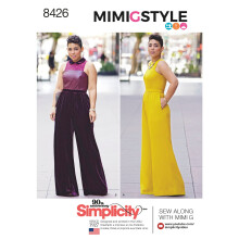 Simplicity US8426AA Dames Jumpsuit Naaipatronen door Mimi G Stijl Maten 1018