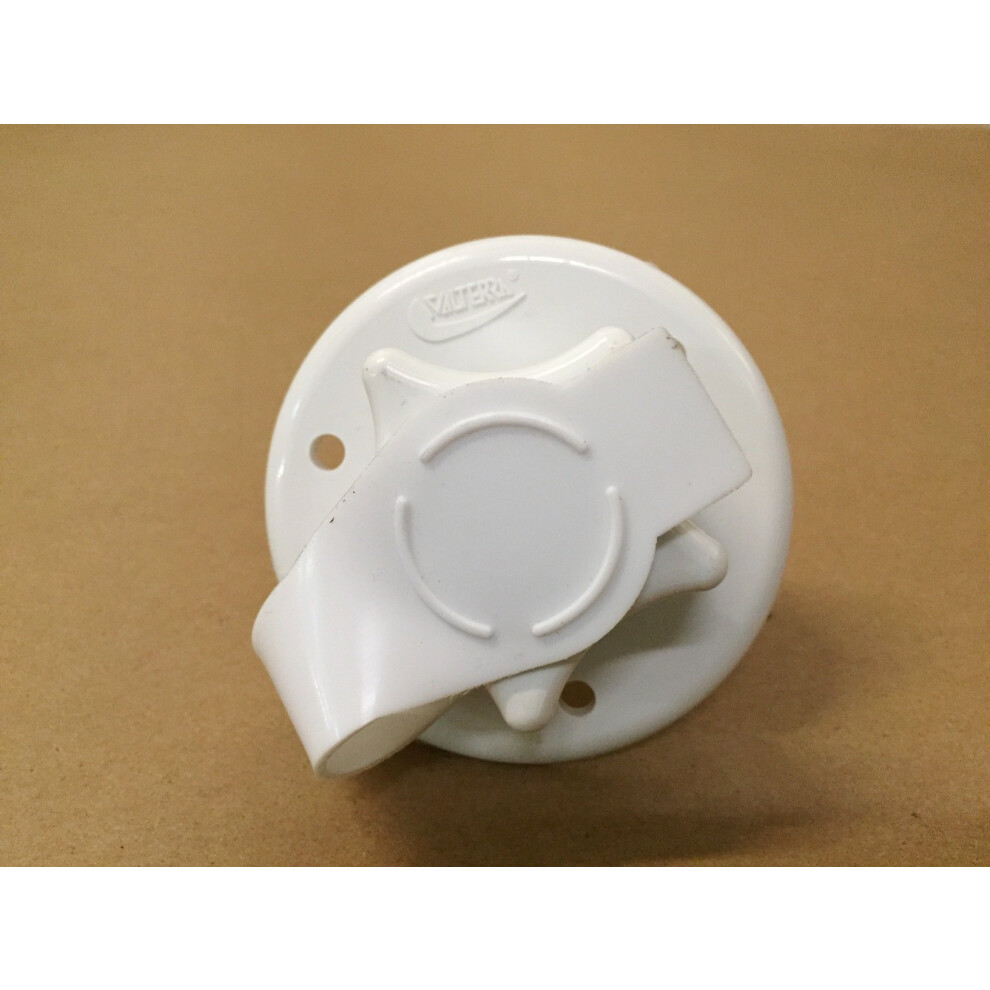 Valterra 2-3/4" Rv City Water Fill W/Flange White 719392316704