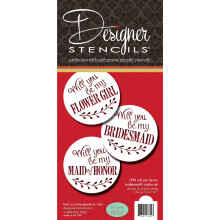 Bude    mojou dru   ickou?    abl   na na su   ienky C994 od Designer Stencils