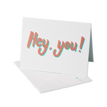 Amerikanske hilsner Funny Miss You Card (Miss Your Face)