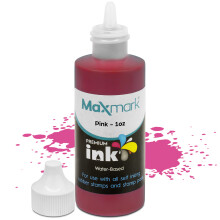 Maxmark Premium Refill Ink til selvbl?kstempler og stempelpuder lyser?d farve - 1 oz.