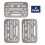 Pacific Arc Professional Erasing Shield Solid Stainless Steel with 26 Openings  3 Pack 2