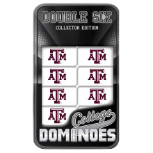 Masterpieces Game Day - NCAA Texas A&M Aggies - 28 stykker Team Logo Double Six Domino Set