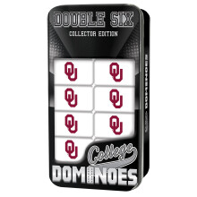 MasterPieces Game Day - NCAA Oklahoma Sooners - 28 Piece Team Logo Double Six Domino Set