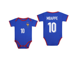 (c, 9?) 24-25 baby football uniform No. 10 No. 9 Real Madrid Argentina France jersey BB crawling clothes one-piece printed uniform