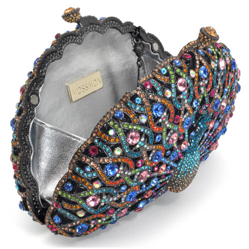 MOSSMON Πολυτελές Κρυστάλλινο Clutch Τσάντα Γάμου για Γυναίκες 2