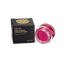 True Moringa Bálsamo Labial Tinto - Truth Pink Yarrow Cocoa Lip Whip - Gloss Labial Orgânico Luxuoso