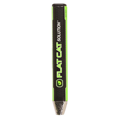 2017 Lamkin Putter Grip Flat Cat Solution Black/Lime Svelte New